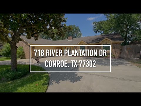 718 River Plantation Dr, Conroe, TX home video tour
