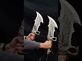 Blades of Chaos Life-size Metal Replica!#godofwar #chaos #swordartonline #sword #cosplay