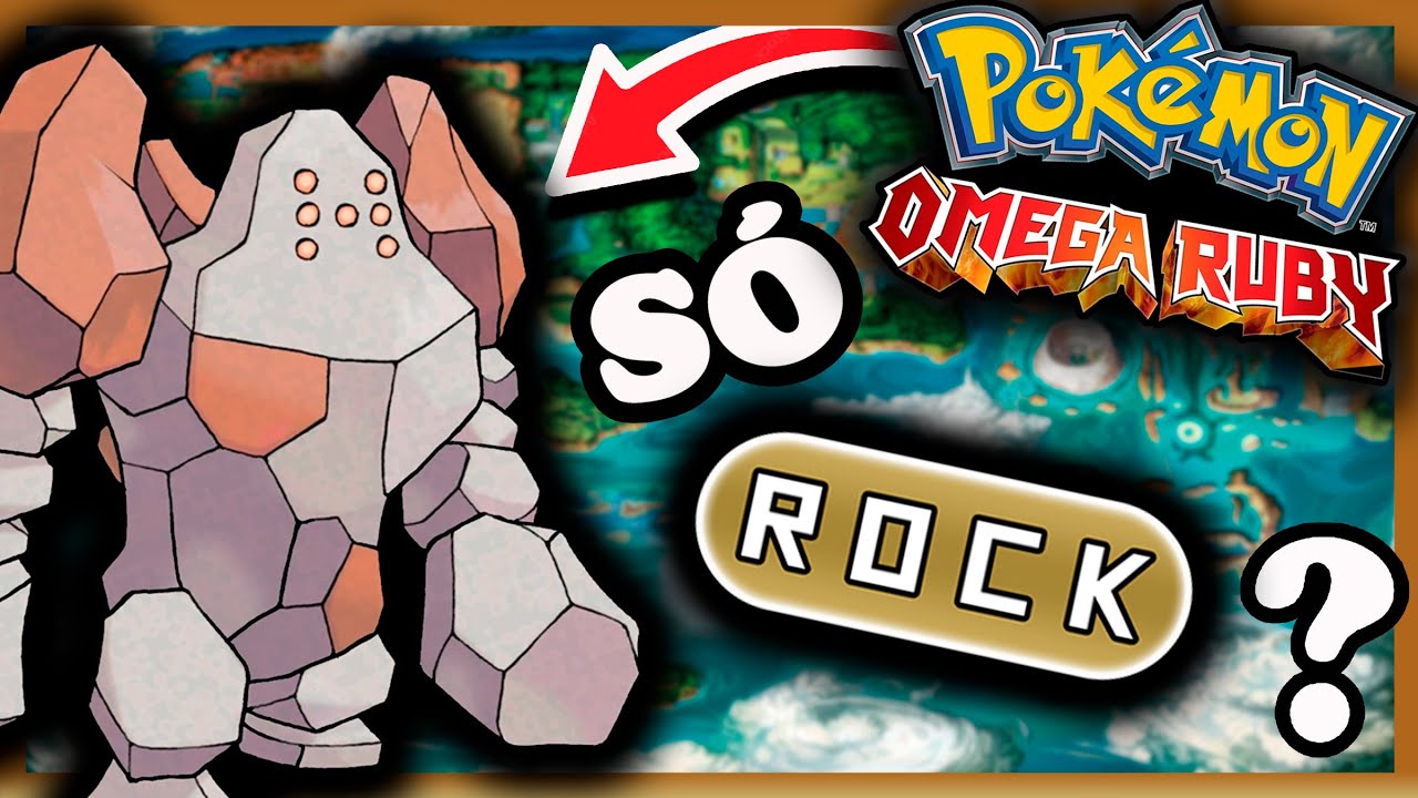 Pokémon Omega Ruby Zerando apenas com Pokémon tipo Pedra - Parte 1 (Cr