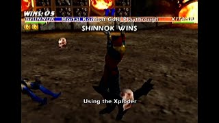 Mortal Kombat D Shinnok Playthrough Using The Dreamcast Xploder D