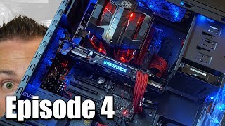 beginners guide: how to build a gaming pc ep. 4 - front panel, storage drive, psu & gpu installation