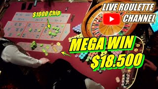 🔴LIVE ROULETTE | 💰 MEGA WIN 💲18.500 In Vegas Casino 🎰 Fantastic Monday Session ✅ 2024-05-13 screenshot 4