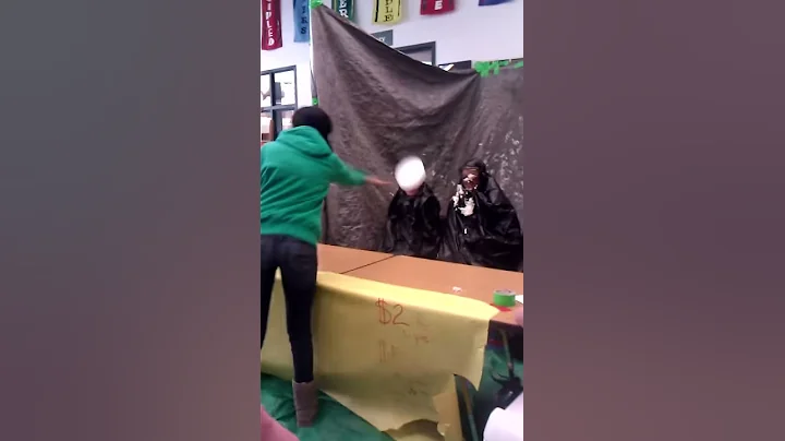 Cynthia Throwing pies at teachers