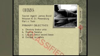 GoldenEye 007 | Train | Secret Agent | Project 64 Emulator screenshot 5