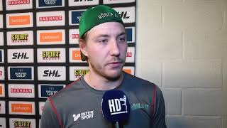 Rögles Linus Sandin efter 5-7 förlusten mot Frölunda