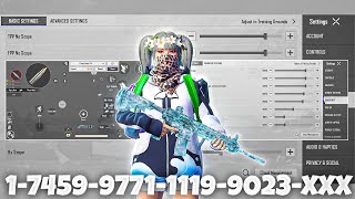 Bgmi Sensitivity Settings 🔥2026 Zero Recoil Sensitivity Code in Bgmi/Pubg | Bgmi 4.4 Sensitivity