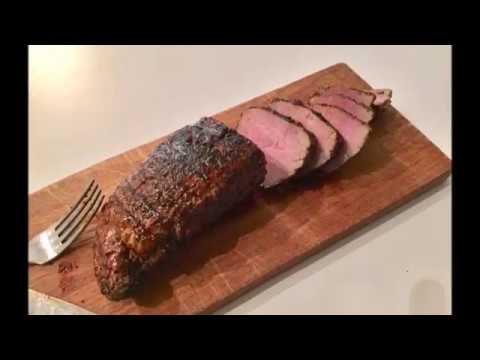 Grilled Bbq Pork Tenderloin Filetto Di Maiale Grigliato Con Salsa Bbq Youtube