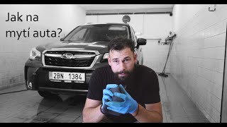 Jak ručně umýt auto po návratu z cest? Subaru Forester XT
