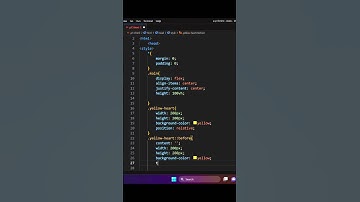 Yellow Heart Emoji | HTML| CSS