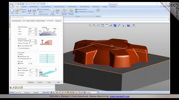 MILL 2016, 3 Axis Steeps Machining