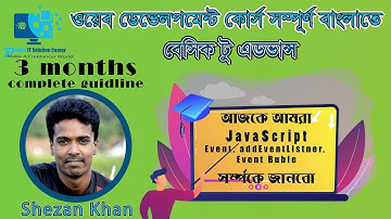 Module-21: Event, addEventListener, Event Bubble || Free Web Development Course In Bangla 2023