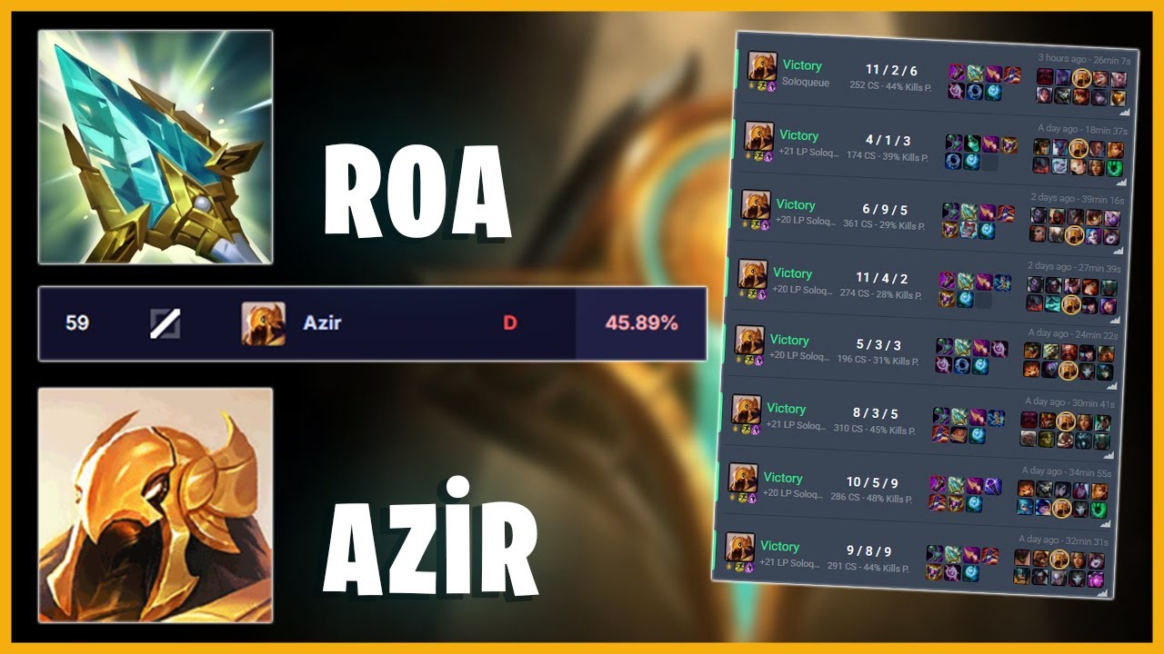 45.89% WIN RATE NERFLÜ AZİR İÇİN YENİ İLACIM! (EU Master+)