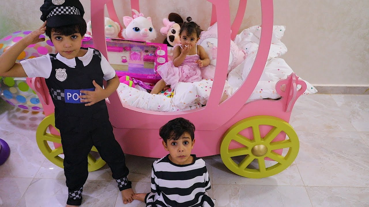 شرطي الاميره ميمي يمسك حرامي الالعاب ودخله السجن