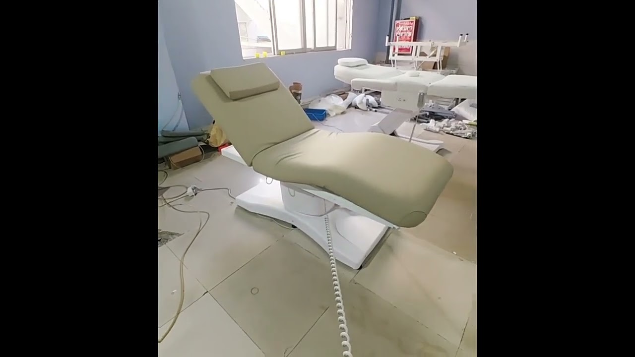 Modern Beauty Salon Spa Three Motors Electric Massage Bed Facial Cosmetic Eyelash Bed