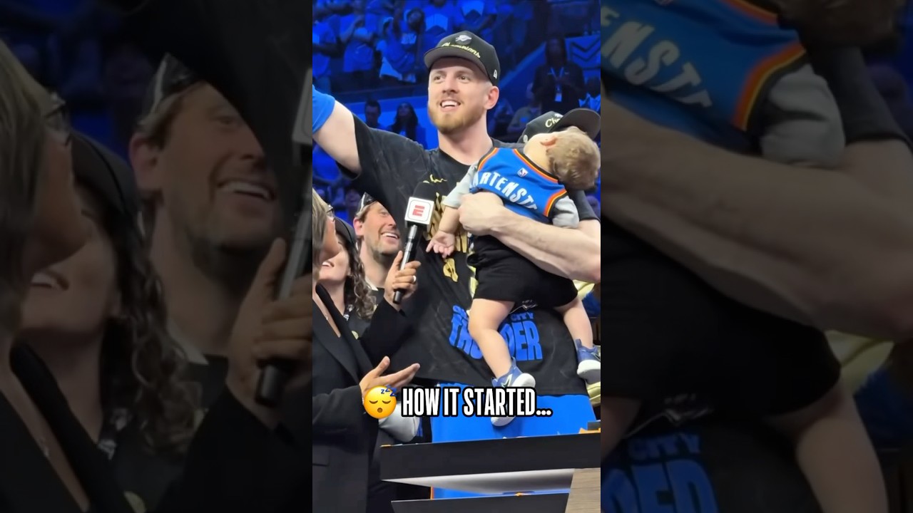 Elijah Hartenstein woke up & his dad is still an NBA Champion! 🥹 (via ipjh55/IG)