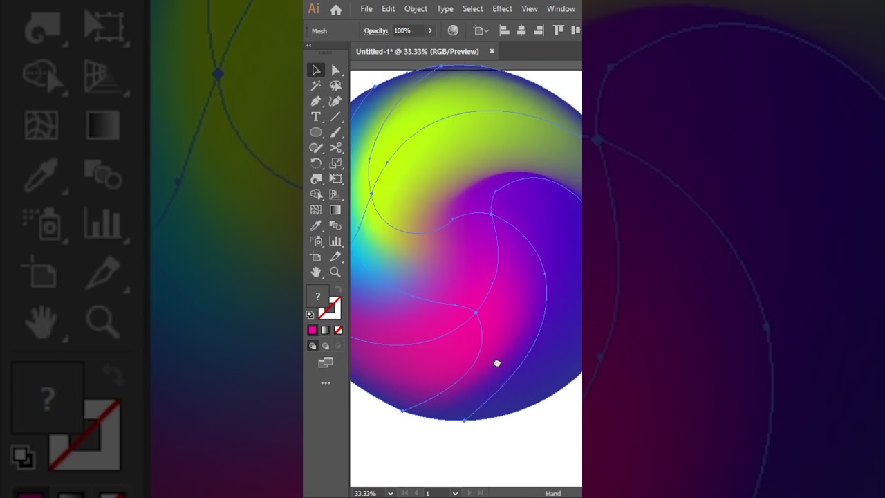 Tutorial membuat background Wallpaper di Afobe Illustrator