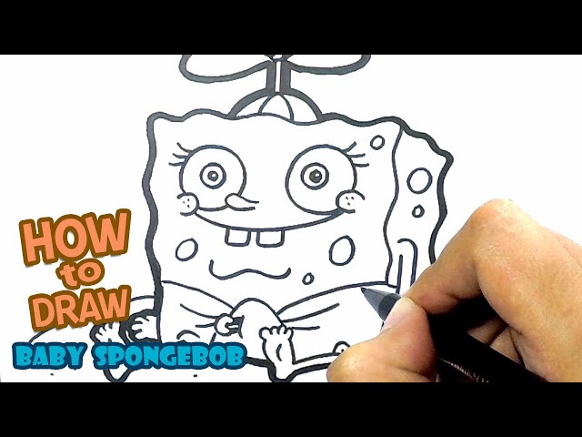 How To Draw Baby Spongebob Step By Step