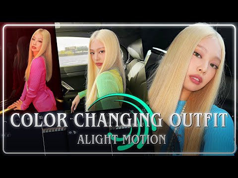COLOR CHANGING OUTFIT ALIGHT MOTION TUTORIAL