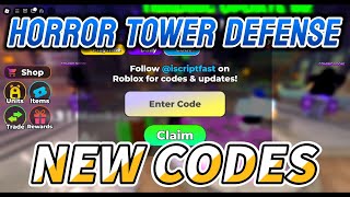 *WORKING CODES* All Horror Tower Defense Codes for November 2024