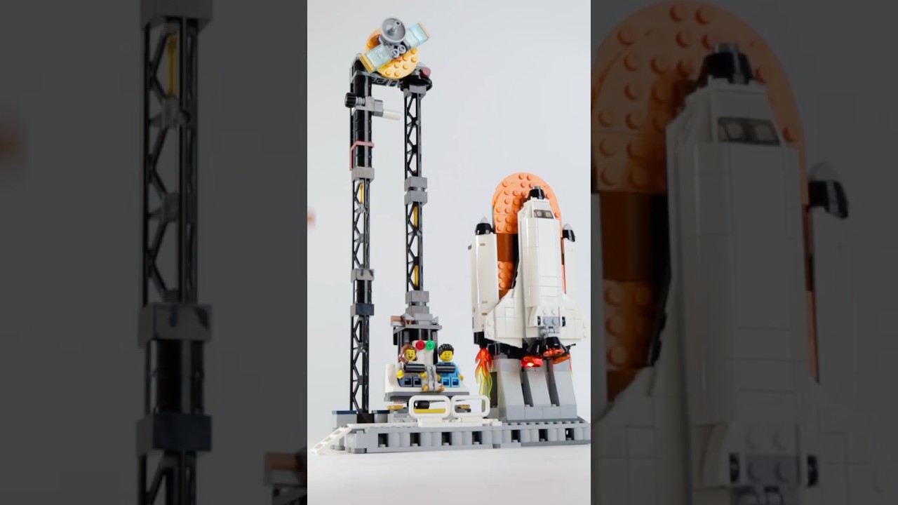 🚀 LEGO 31142 Drop Tower in Action! | Space Amusement Park Ride 🎡 
