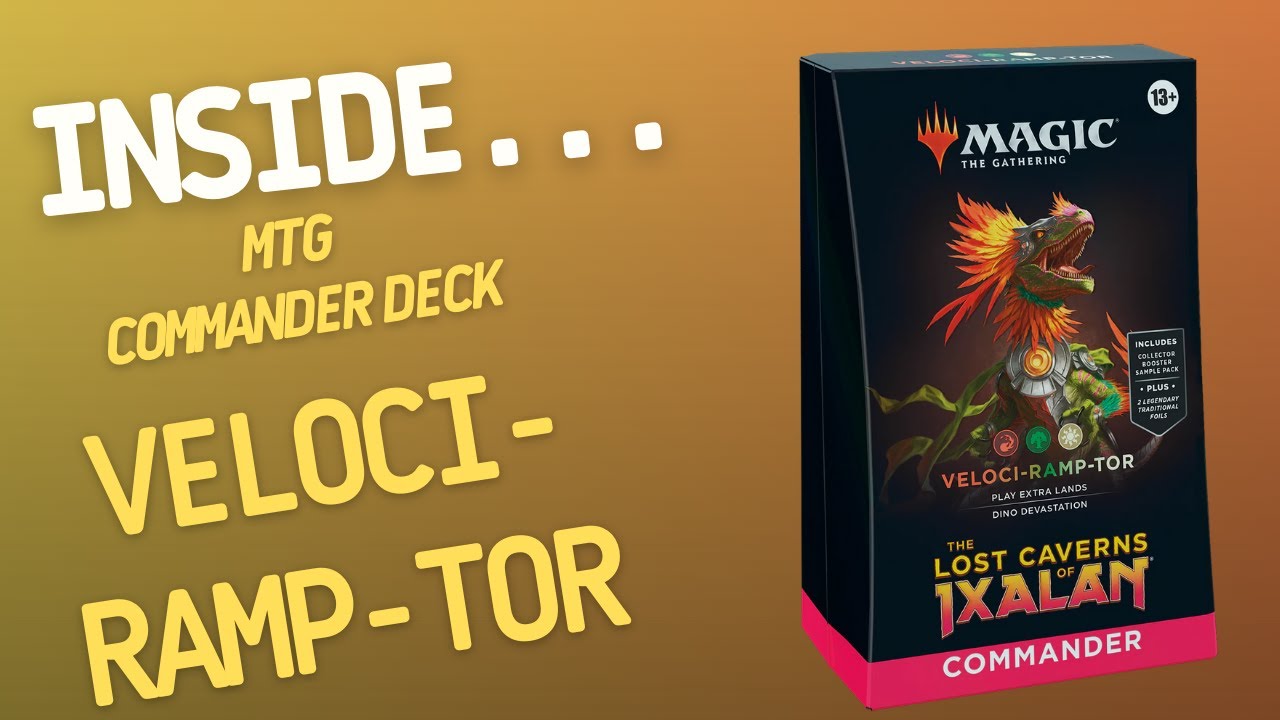 Lost Caverns of Ixalan Commander Deck Veloci-ramp-tor | Inside with Joo Ricardo Ep380 Lost Caverns of Ixalan Commander Deck Veloci-ramp-tor | Inside with Joo Ricardo Ep380