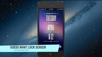 Guess What Lockscreen - Best Lockscreens for iPhone and iPod Touch