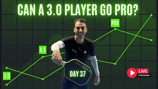 Can a 3.0 Player Reach PRO? Day 37 - Drills & Competitive Play Wealth