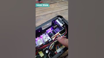 Laser Show - Homemade RGB Laser Dance