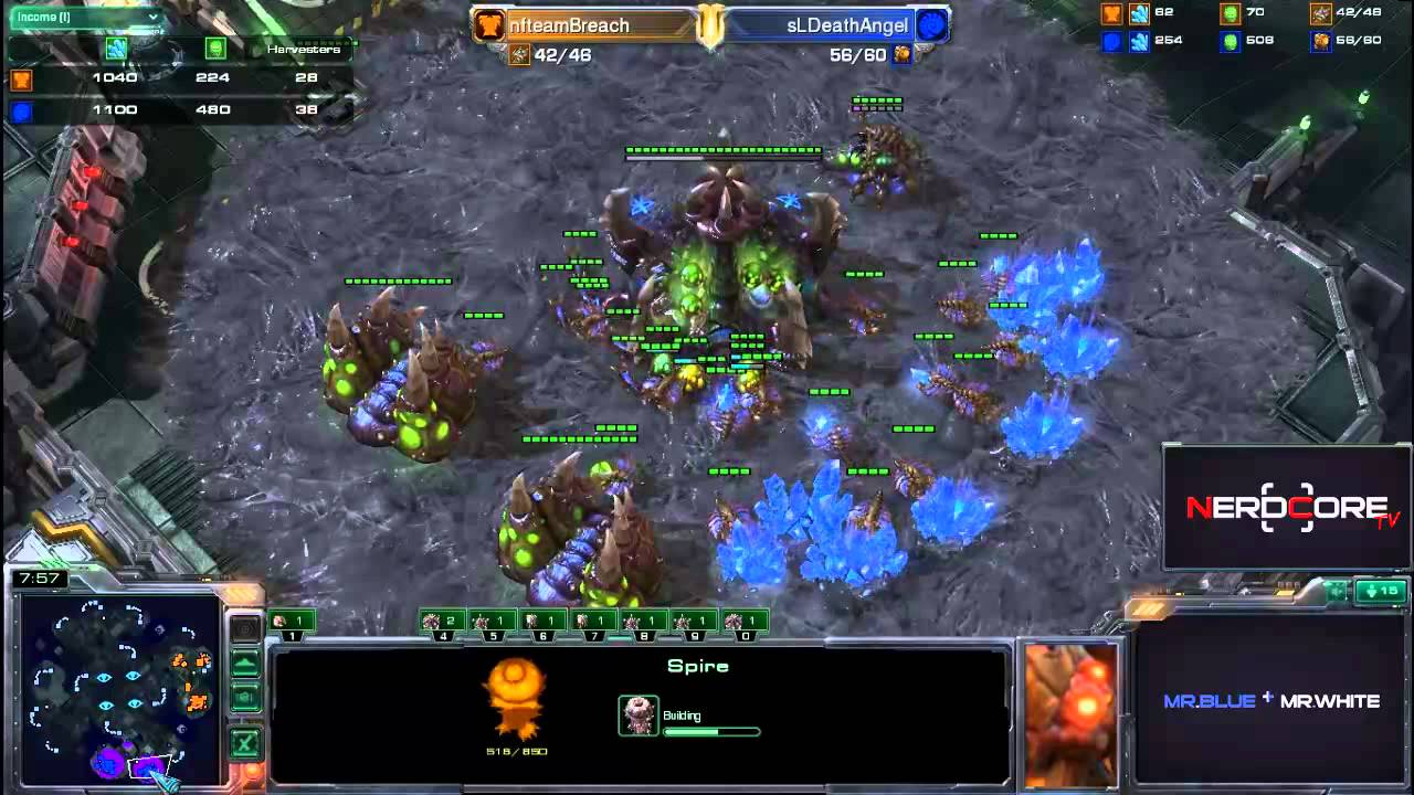 GSL Terminus SE  sLDeathAngel vs nfteamBreach (Z) v (T) 1 of 2 