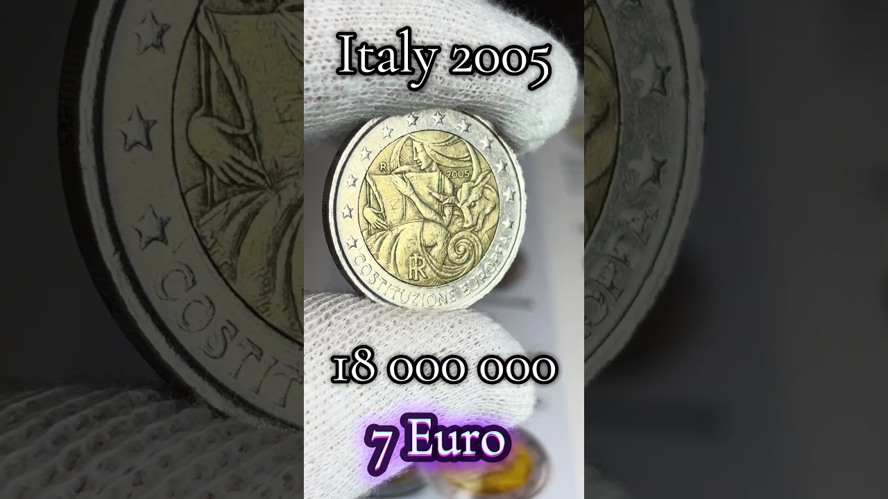 Italy 🇮🇹, 2 Euro coin “1 year of the European Constitution” 2005. 