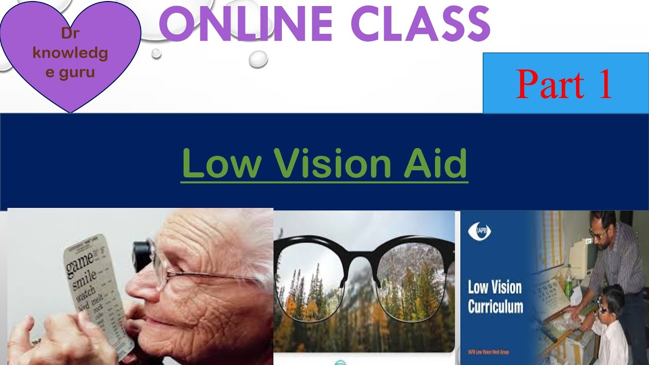 Low vision aids YouTube
