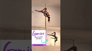 Pole dance tutorial de Gemini ya disponible en el canal! #pdgemini #shorts #poledance
