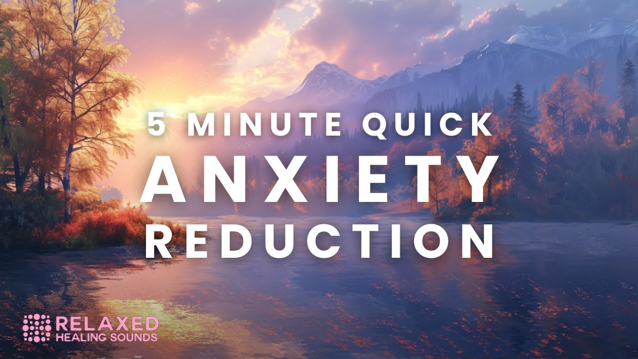 528Hz 5-Minute Quick Anxiety Reduction – Guided Mindfulness Meditation ...