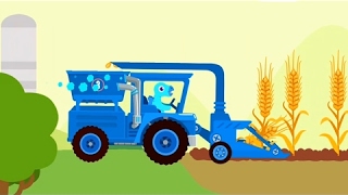ไดโนเสาร์ทำฟาร์มข้าวสาลี ข้าวโพด Dinosaur Farm - Baby Dino Play 4 Farm Machines - Fun Game For kids screenshot 3