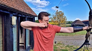Pat Norris Springy Rest. Testing It On My Recurve Bow