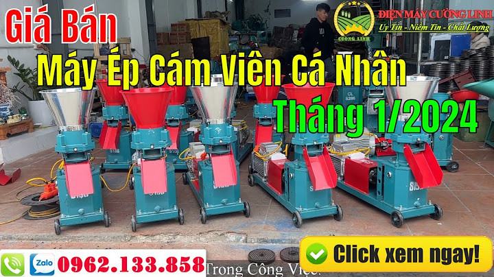 Máy ép cám viên giá bao nhiêu tiền năm 2024