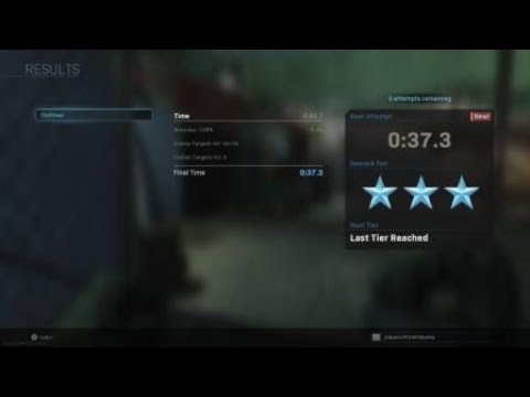 CoD MW Sniper Shooting Range in 37 Seconds!!!!!!!