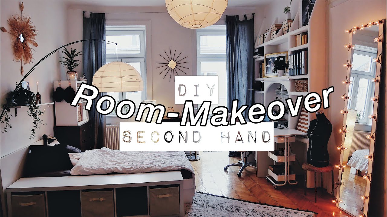 Großes DIY & Second Hand ROOM MAKEOVER aka Umzugsvlog + ROOMTOUR