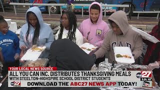 All You Can Inc. distributes Thanksgiving meals