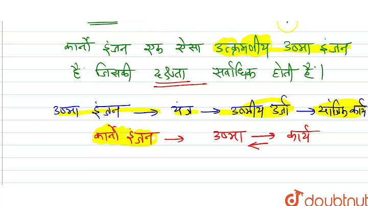 कार्नो इंजन क्या है इसके विभिन्न भागों का वर्णन कीजिए? - kaarno injan kya hai isake vibhinn bhaagon ka varnan keejie?