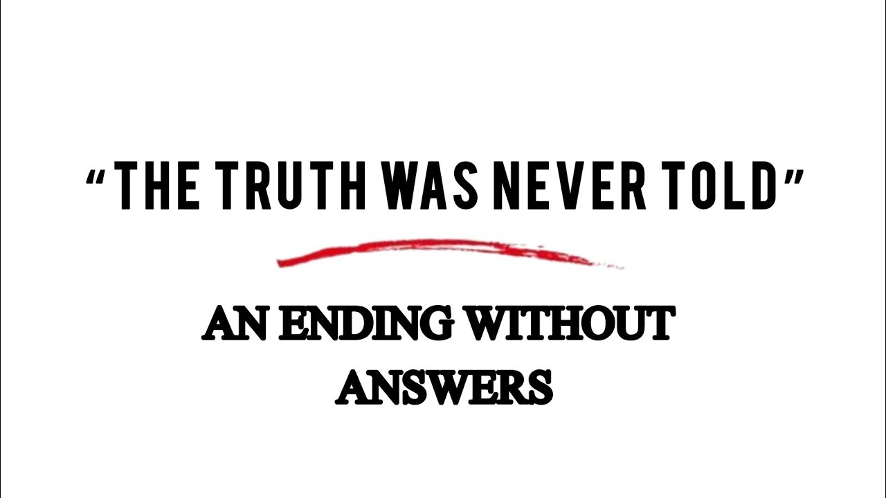 The Truth Was Never  Told | English Quotes About Life