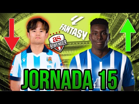 RECOMENDACIONES JORNADA 15 LA LIGA FANTASY/BIWENGER 2023-24 | FICHAJES Y VENTAS