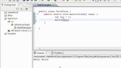 java programming tutorial - lesson 4 - Conditionals (Swich Case)