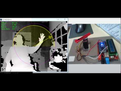 Kinect + mbedでRCサーボモータを制御してみた。(その２)