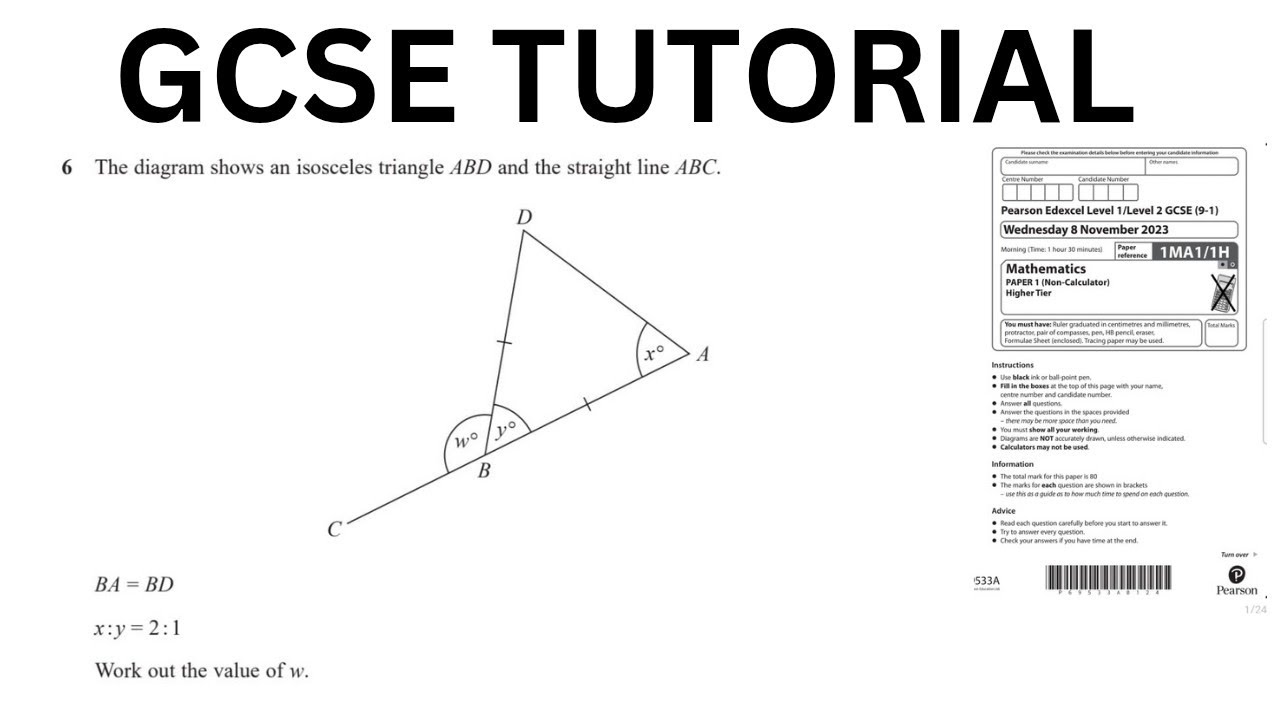 GCSE ; An interesting solution on GEOMETRY - YouTube
