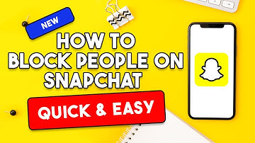 NEW How To Block People On Snapchat [QUICK & EASY]