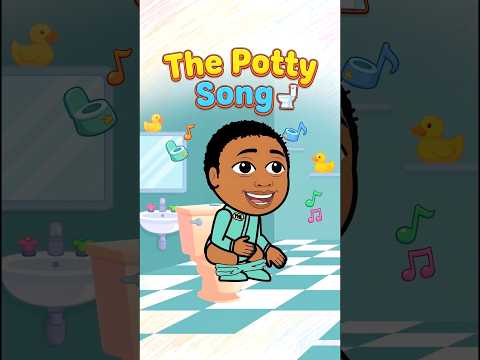 When potty time becomes party time 🥳 #kidssongs #parenting #cartoon