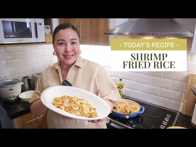 MARJORIE'S KITCHEN: SHRIMP FRIED RICE | Marjorie Barretto class=