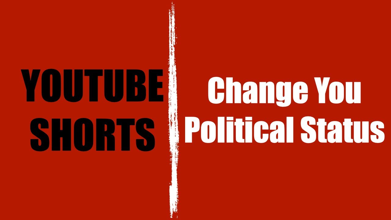 CHANGE YOUR POLITICAL STATUS (888) 899-2262