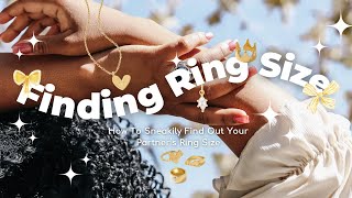 Detailed Ask A Jewelry Designer: How To Sneakily Find Out Your Partner’s Ring Size | Nina Berenato Information